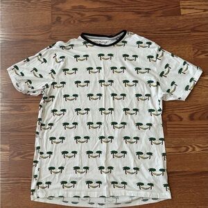 NWOT Men’s Free Planet Banana Hammock Palm Tree Print Shirt size XL